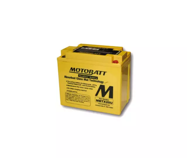 Batterie MOTOBATT MBTX20U (4 poles)