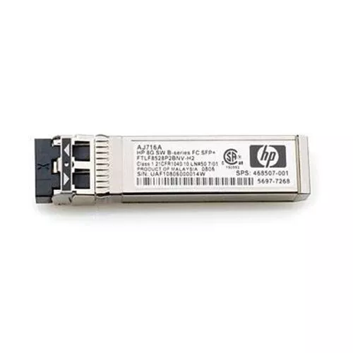 Módulo transceptor SFP + HPE de 16 Gb SW serie B Fibre Channel QK724A 656435-001