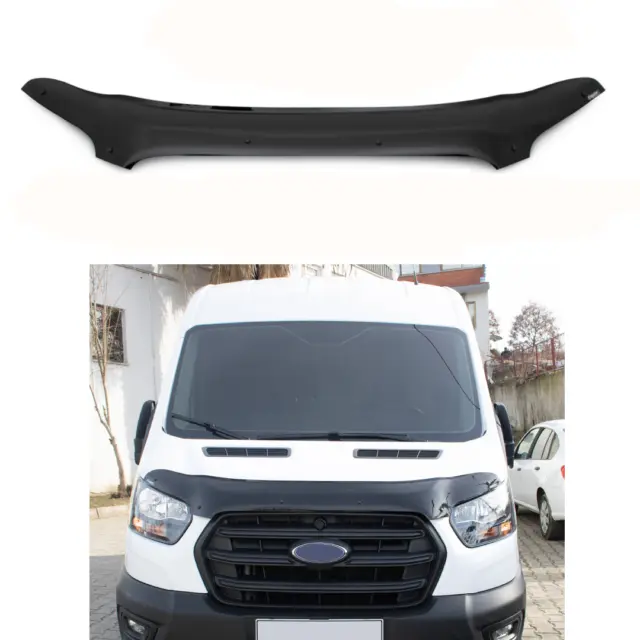 Bug Shield For Ford Transit 2014-2018 Hood Deflector Guard Bonnet Protector