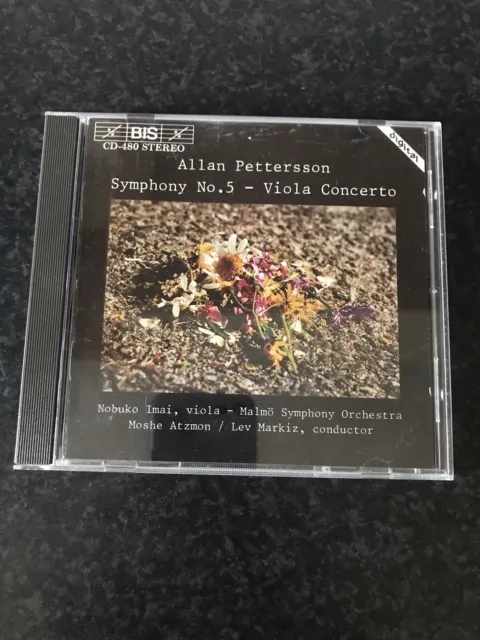 Allan Pettersson Symphony No.5 Viola Concerto BIS CD Markiz
