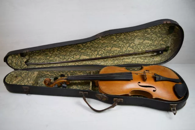 Antique German Joan Carol Kloz Johann Schaeck Johann Schäck Full Size Violin 19C