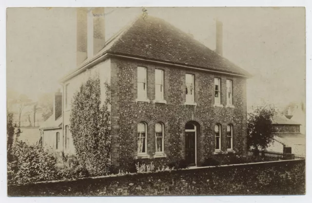 Large Detached House Dover Kent Real Photo Vintage Postcard J1