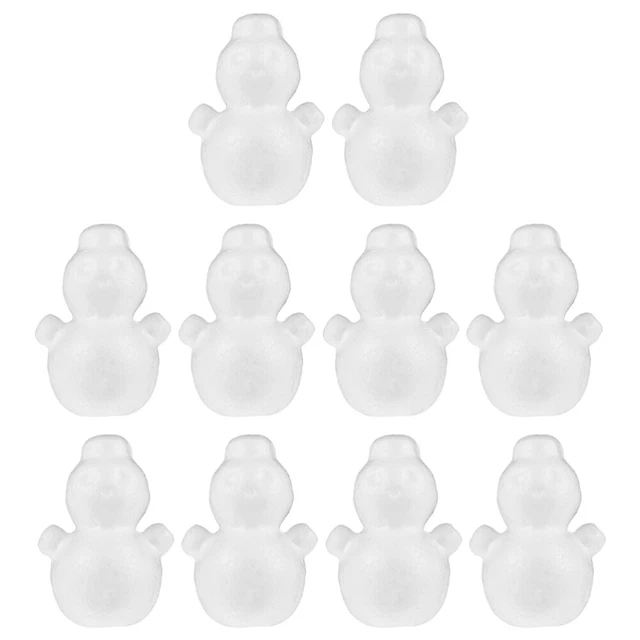 10 Pcs Easter Decorations Outdoor Foam Snowman Hand Decor Ornament Crafts Fruit