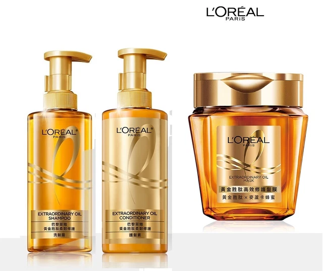 L'OREAL PARIS EXTRAORDINARY Oil Shampoo / Conditioner / Hair Mask EUR ...
