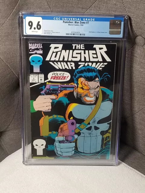 Punisher War Zone #7 CGC 9.6 1992 Marvel Comics JRjr & Klaus Jansen Cover & Art