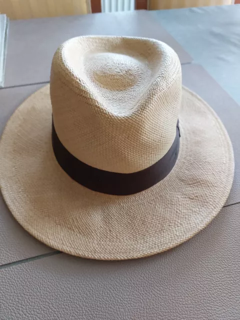 VINTIMILLA Panama Hat echt Stroh Made in Ecuador neuwertig