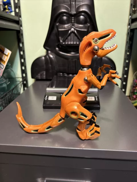 Magnasaurs 2006 Utahraptor Mega Bloks Dinosaur Magnet Toy Sound & Lights