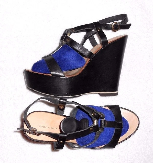 Sandales Compensées Multicolores Cable - Pointure 38, Occasion, Style Décontracté