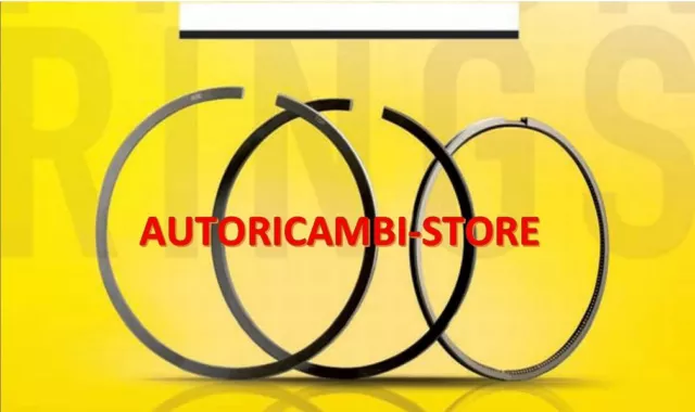 SEGMENTI RINGS FASCE Diametro 65 STD misura standard x FIAT CINQUECENTO 500 900