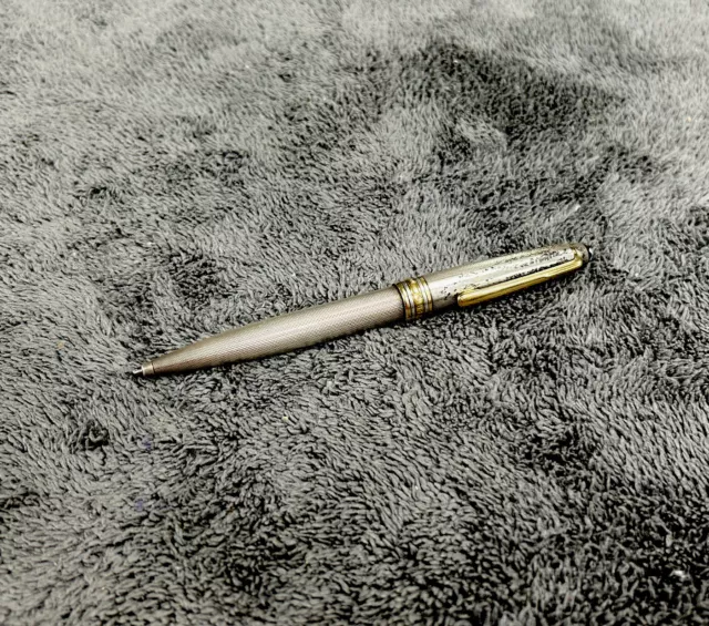 Montblanc Kugelschreiber Meisterstück, 925 Sterling Silber 