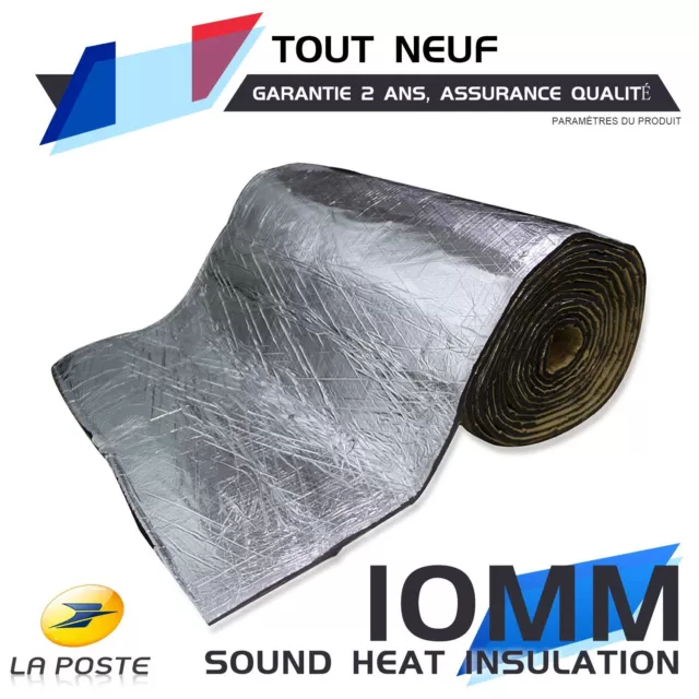 50x200cm Tapis de voiture insonorisant 6mm isolation thermique sonore deadener