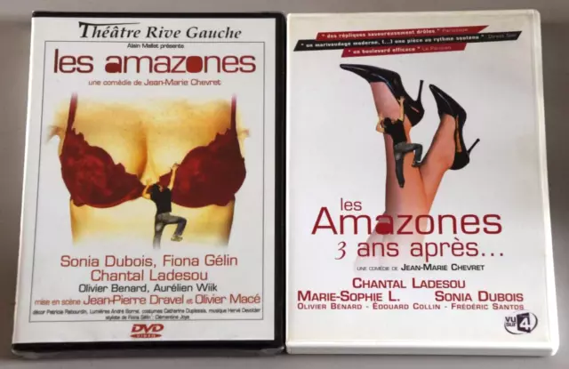 Rare Lot 2 Dvd Les Amazones + Les Amazones 3 Ans Apres... Tres Bon Etat