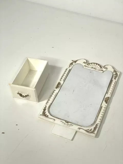 Sindy Doll Dressing Table Spares Mirror & Drawer Vintage Pedigree