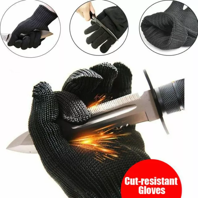 1Pair Personal Cut-resistant Protection Tactical Gloves Security Self Defense US