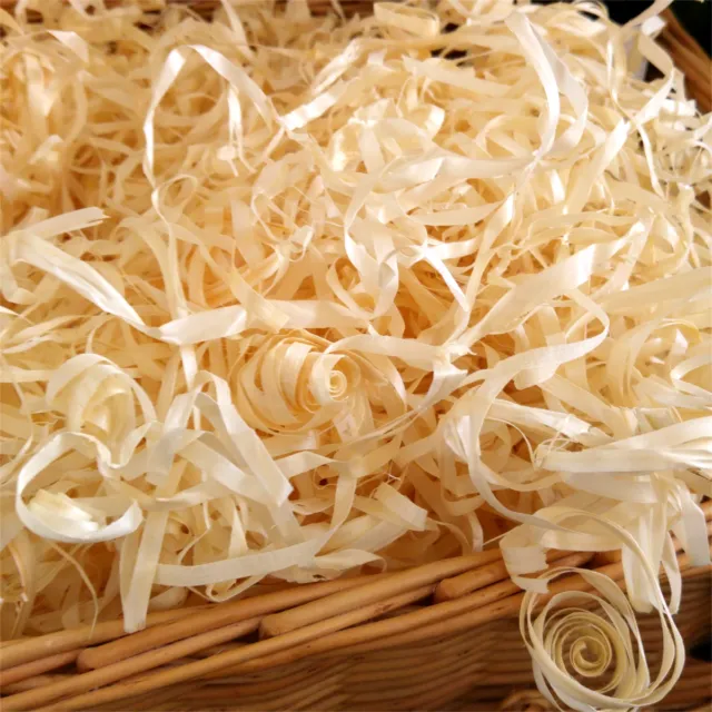 500g Luxury Dried WOOD WOOL Packaging Fill Filling Hamper Gift Basket WoodWool