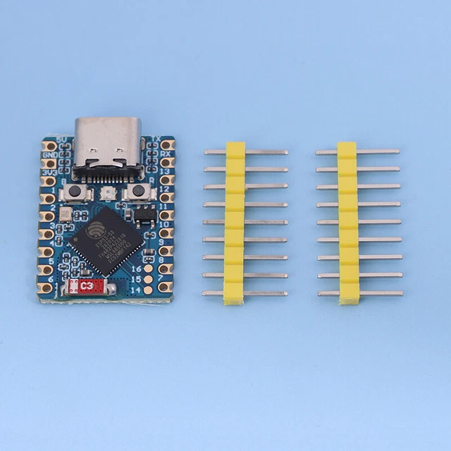 Lot De 2 Cartes Développement ESP32-S3 Mini - Double Cœur, WiFi + Bluetooth, 24 Broches GPIO - 10