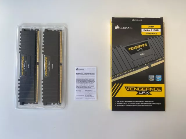 Corsair Vengeance LPX 16GB (2 x 8GB) DDR4 3200MHz RAM - CMK16GX4M2E3200C16