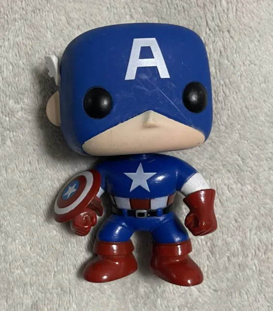 Funko Pop Marvel Universe Captain America 06 bobble head vinyl figure oob