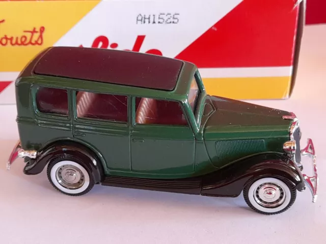 FORD V8 - 1936 SOLIDO MADE IN FRANCE- Voiture 1/43 métal boite neuve