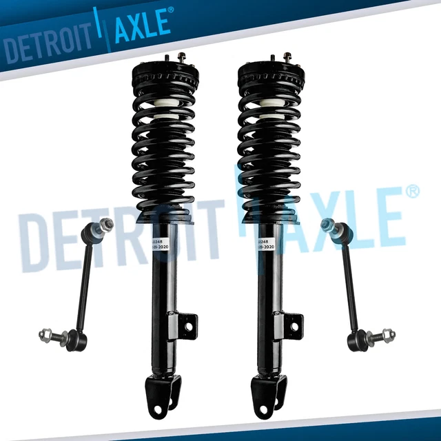4pc RWD Front Struts +Sway Bars for 2006-2010 Dodge Charger Magnum Chrysler 300