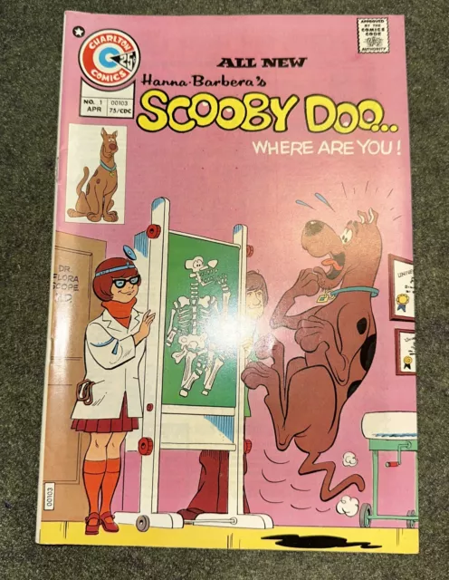 HANNA BARBERA SCOOBY DOO # 1 CHARLTON COMICS April 1975 TV CARTOON