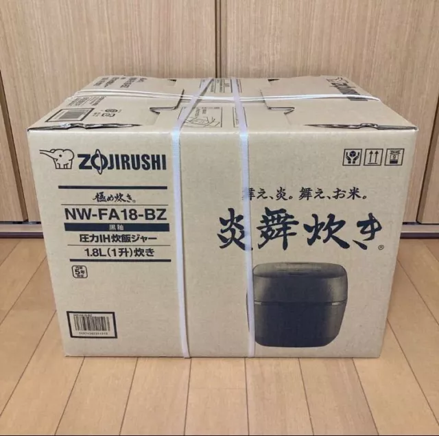 Zojirushi rice cooker pressure IH rice cooker (1 sho) NW-FA18-BZ Japan