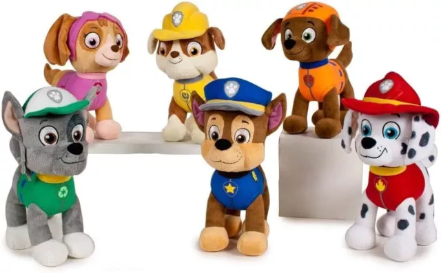 Paw Patrol 11-Inch Soft Toy Plush - Complete Set of Character Dogs - Assorted