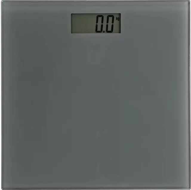 Grey Led Bathroom Scales Weighing Digital Lcd Home Body Glass Scale Weight
