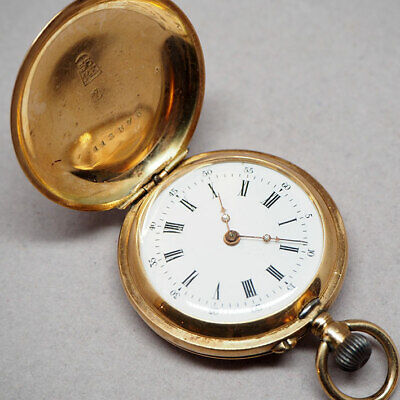 Pre-Owned Pocket Watch CYLINDRE 10 rubis pocket watch 1900 manual-wind watch