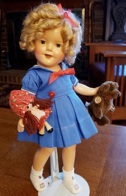 ADORABLE 1930s 16" Shirley Temple Doll Original Composition Ideal ⚓ HTF Sailor ⚓