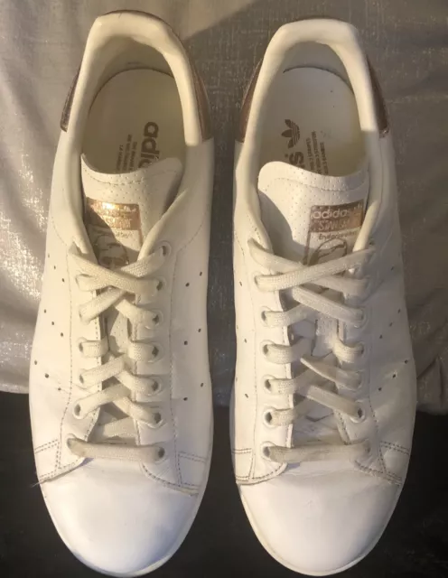 Adidas women's stan smith on sale footwear white/rose gold bb1434