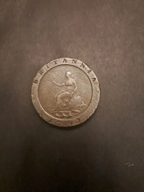 George III Cartwheel Two Pence ( 2d ) 1797