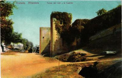 CPA AK GRANADA Alhambra. Torre del Cadi y la Cautiva SPAIN (674264)