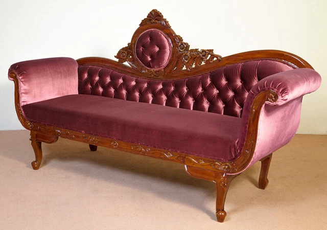 Beautiful Button Tufted Sofa Palace Couch louis style Chesterfield 80182f