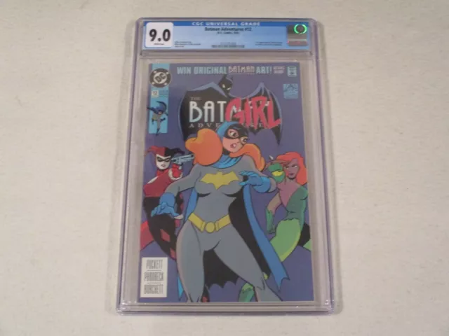 Batman Adventures #12 Cgc 9.0 White Pages   1St App Of Harley Quinn 1993