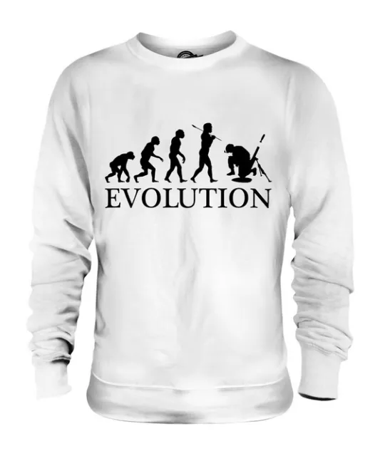 Soldier Mortar Evolution Of Man Unisex Sweater Mens Womens Ladies Gift Costume