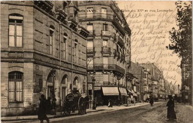 CPA PARIS (15th) Salle des Fetes du XV. Rue Lecourbe (563321)