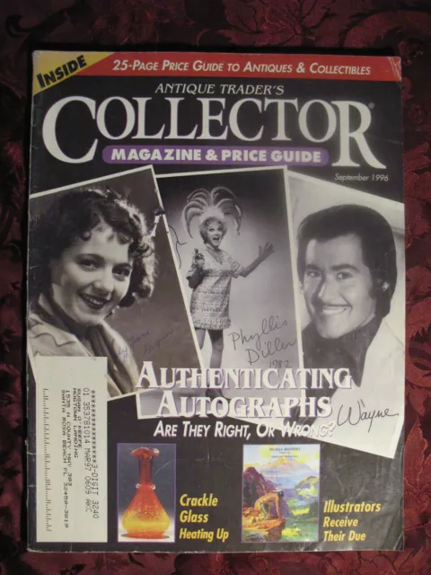 Antique Traders COLLECTOR Magazine Price Guide September 1996