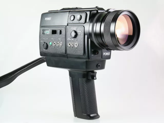 Porst Sound FM 120S Super 8 Fotocamera Con Zoom Macro 6-72mm 1.8