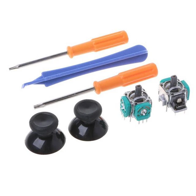 1 Set 3D Analog Thumb Stick Sensor Joystick Caps Tools for Xbox One Controller