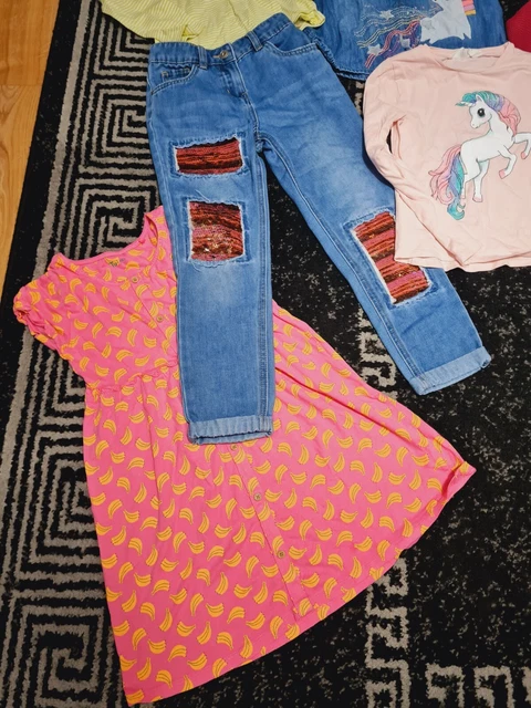#A40💜 Huge Bundle Of Girls Clothes 6-7years NEXT GEORGE H&M M&S F&F GAP PRIMARK 7