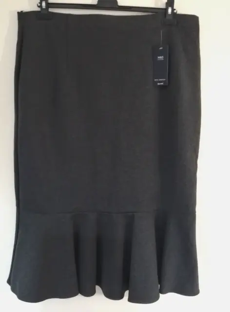 NEW PALONES NWT Grey Marl Knit Stretchy Midi Skirt Medium £29.99 - PicClick  UK