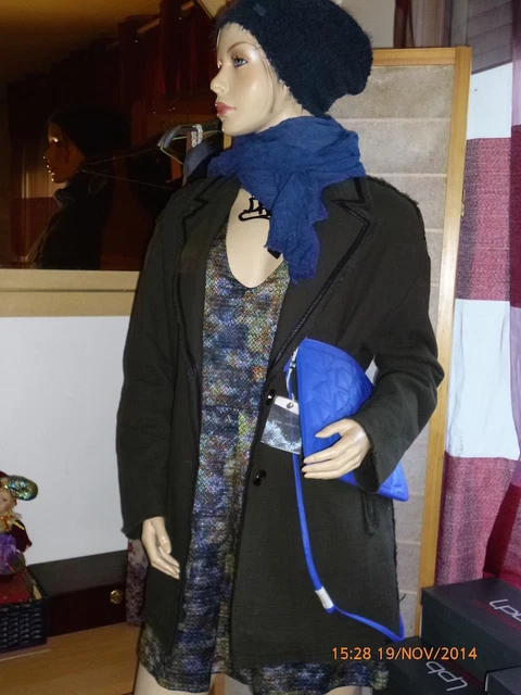 Veste Femme COP COPINE Modèle TRIVIAL - Taille 40, Noir, Neuve Avec étiquettes (hiver 2013)