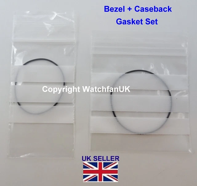 2 Joints De Lunette (bezel Gaskets) Seiko OC3660B02 - Pour Modèles 6105, 7548, 6309, Etc.