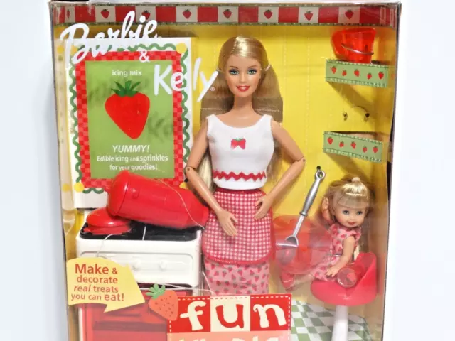 2001 Mattel Fun Treats Barbie & Kelly #55578 New NRFB