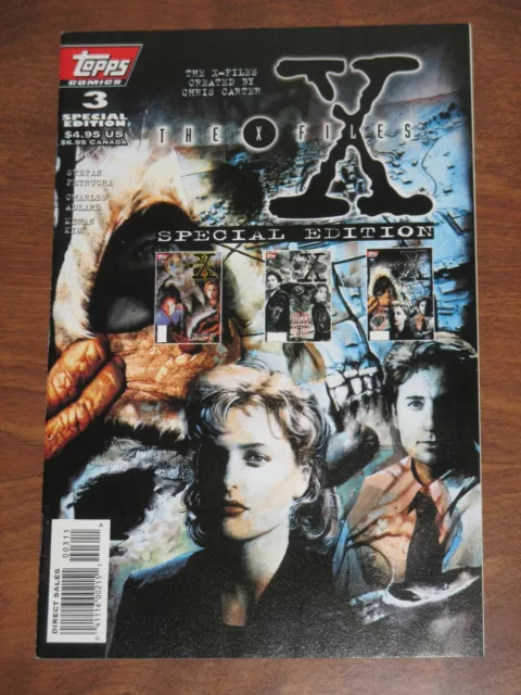 The X-Files # 3 Topps Comics Issue Comic Book Special Edition