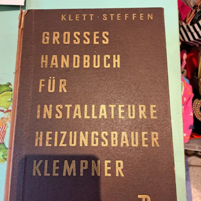 Grosses Handbuch Für Installateure Heizungsbauer Klempner