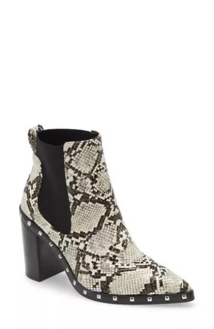 Charles By Charles David $130 Dodger Snake-Embossed Ankle Boot Size 6 NEW IN BOX