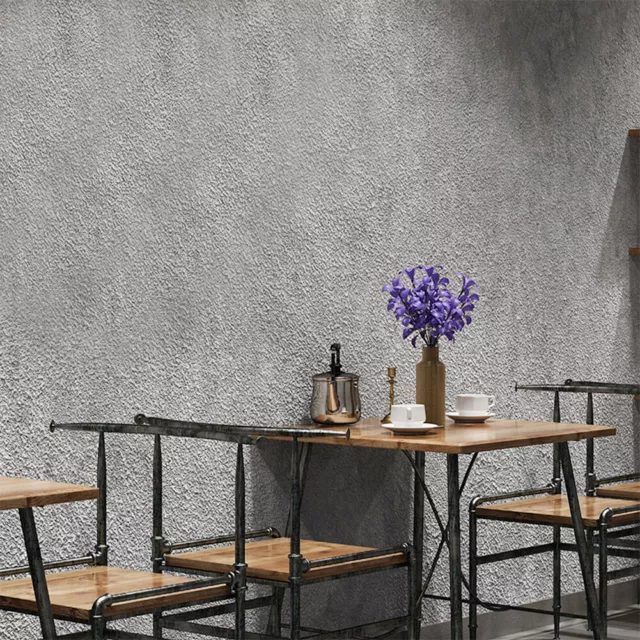 AU Grey Cement Concrete Wallpaper 10M Modern Textured Rustic Slate Wallpaper 3