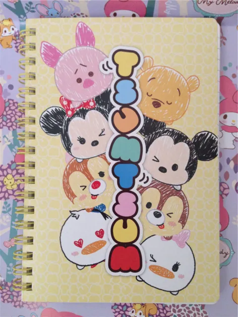 Disney Tsum Tsum Mickey Minnie Mouse Donald Duck Pooh Spiral Notebook Handbook